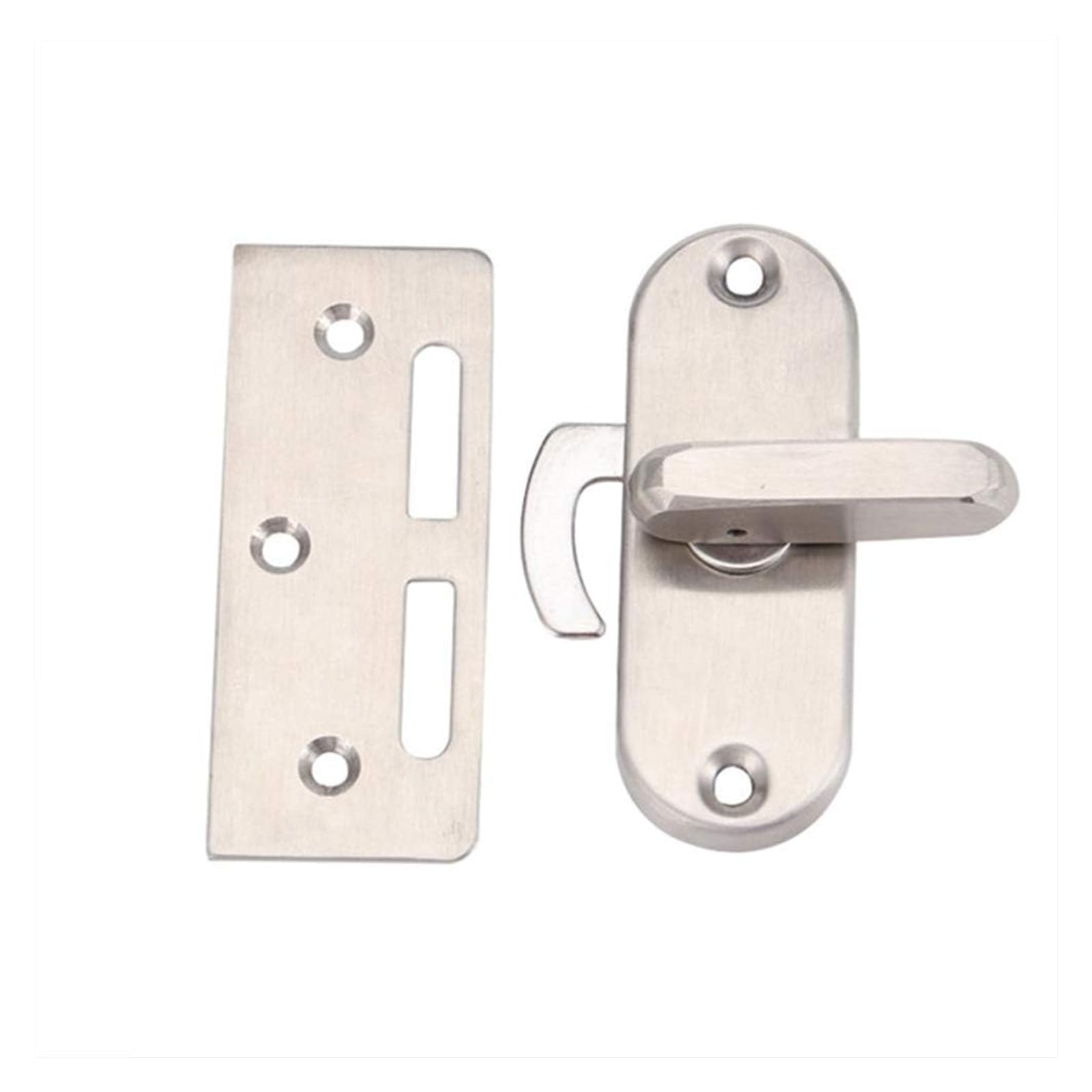 Door Lock Bolt,Latches Bolts Sliding Door Lock 90 Degree Moving Door Right Angle Buckle Privacy Lock, Sliding Barn Door Lock and Latch Bolt Lock Cam Lock