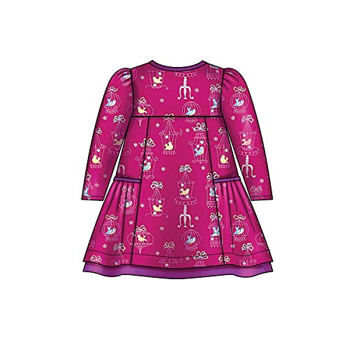 Patron de robe papier Simplicity US9026A enfant taille 3 à 8 ans