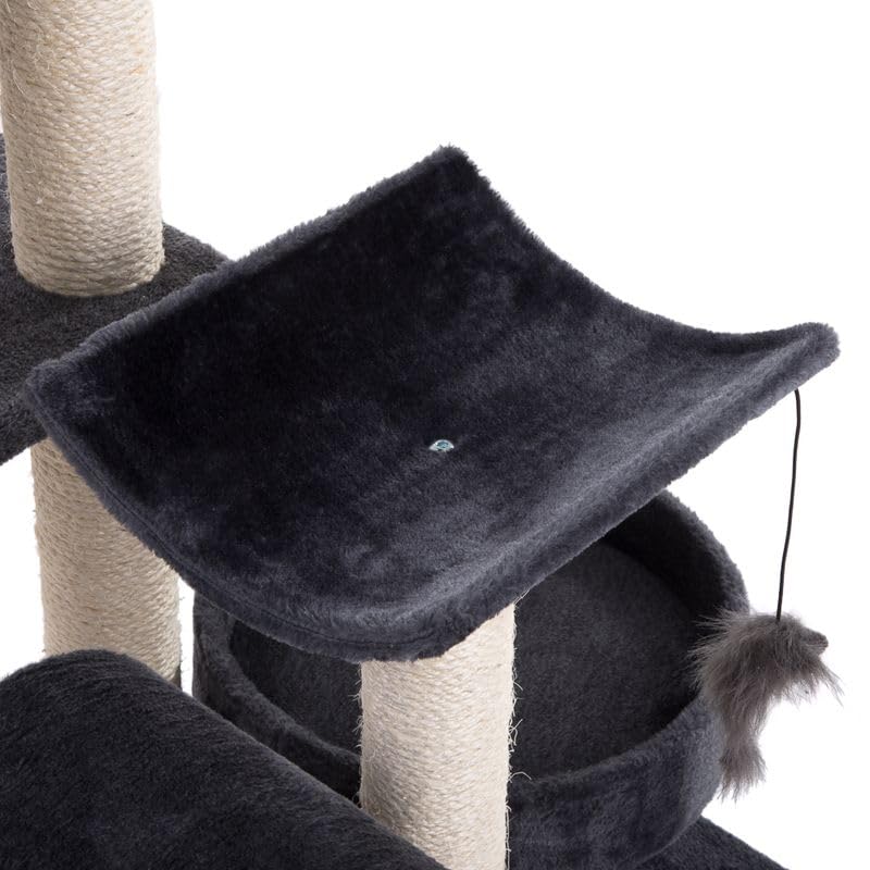 zooplus Kratzbaum Penelope | ideal auch für Kitten, große Katzenrassen oder Katzensenioren | Höhe: 116cm
