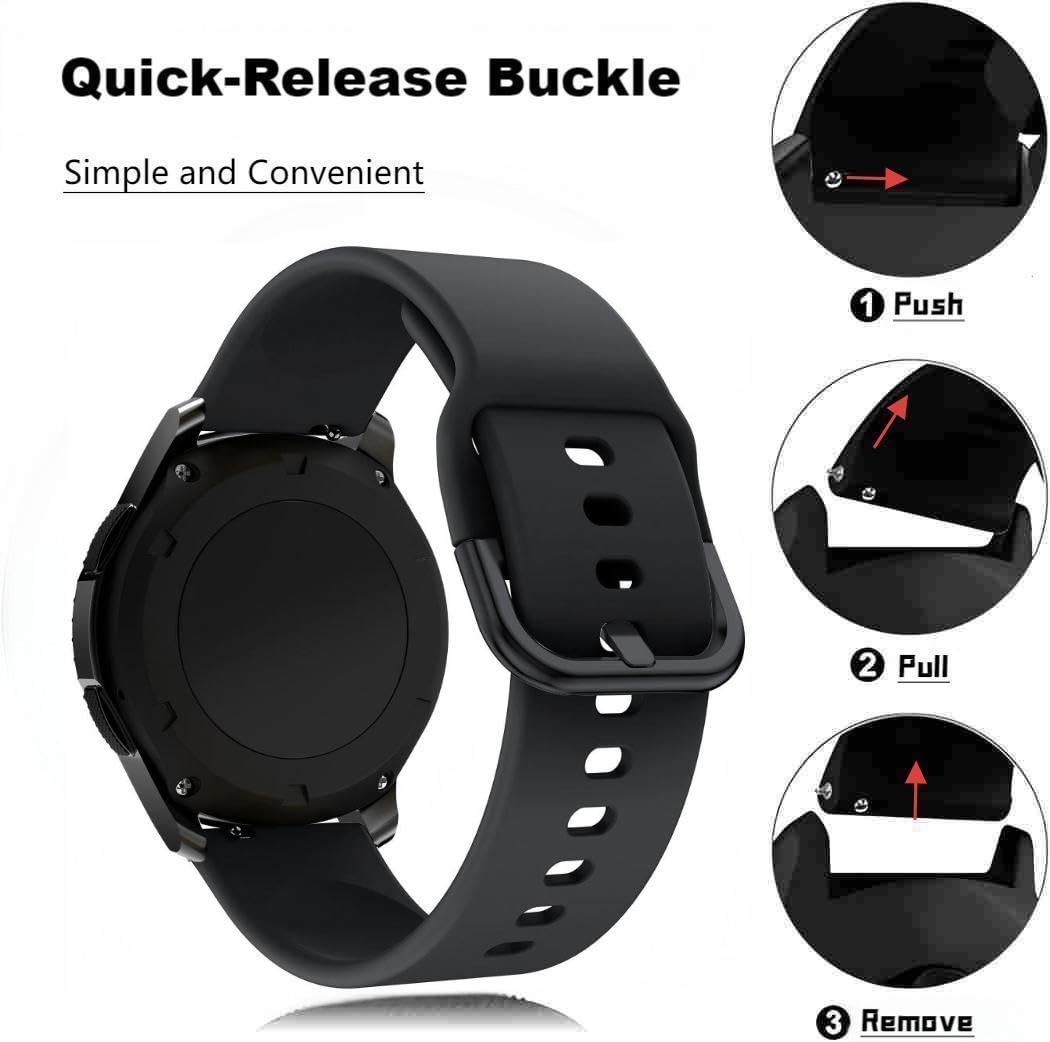 Sportowy pasek 18 mm, do Huawei Watch GT 5, GT4 Pro 42, 41 mm, silikonowy pasek sportowy, zapasowy pasek do zegarka OPPO Watch X2 mini, do Ticwatch C2, różowe złoto
