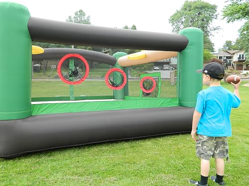Island Hopper Sports & Hops Recreational Kids Bounce House with a Basketball Court, Soccer Field, Baseball & Football Throw Game and Large re-enforced Jump Area - Image 7
