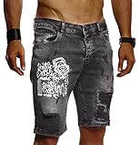 Authentisch: Ob stylisch im Urlaub oder Casual am Nachmittag oder Schick im Café – diese ausgefallene Herren Jeans Hose setzt einfach zu jeder Uhrzeit die richtigen Akzente! Klassisch, zeitlos und quasi ein Allrounder.