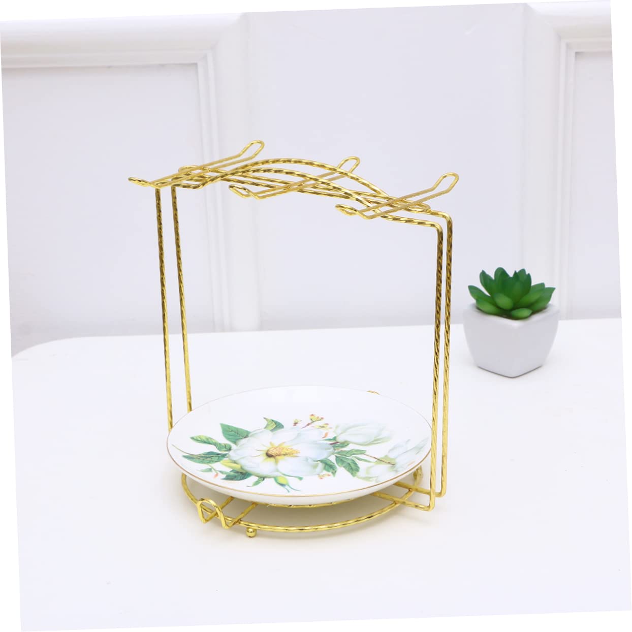 Soporte para tazas de café, gabinete de cocina de acero inoxidable y solución de almacenamiento para tazas y platos, estante elegante y funcional para uso diario