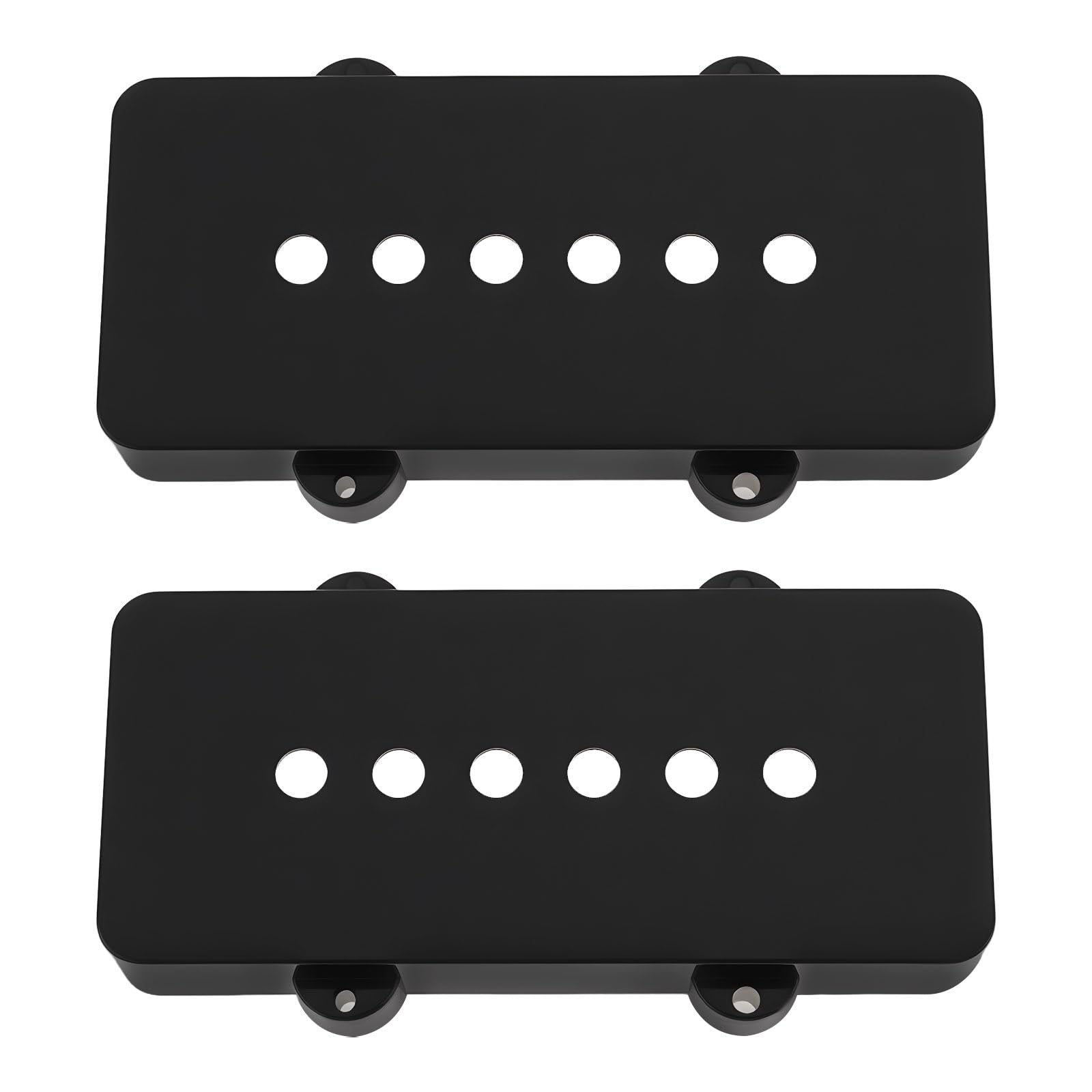 LT Easiyl 2pcs 51.3mm Pickup Covers Compatible with Fender Jazzmaster Guitars Black
