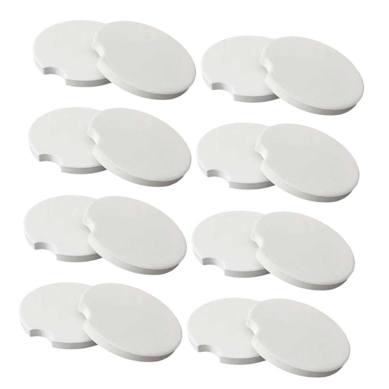 Generico Pezzi Sottobicchiere in Ceramica Tazza Per Auto Supporto Sottobicchiere Tifoso Dell'auto Per Espansore Portabicchieri Per Sottobicchieri Posto Di Legno