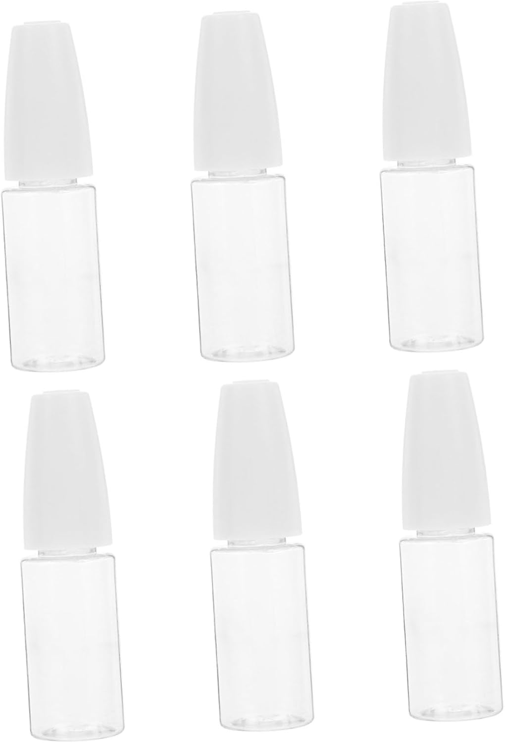 6pcs Squeeze Bottle for Essential Oils Portable Precision Dispenser Bottle Fine Tip Leakproof for Travel