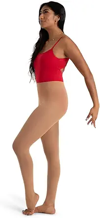 Capezio Women's Ultra Soft Self Knit Waistband Stirrup Tight