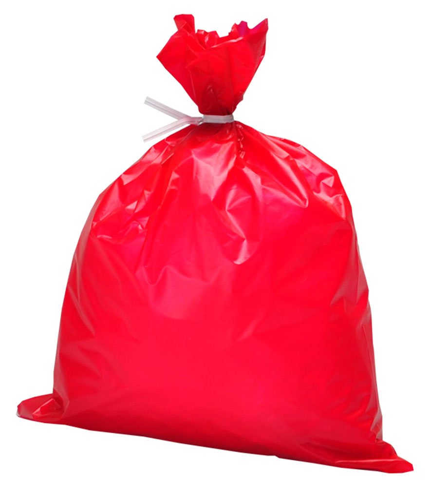 High-Density Red Dressing Disposal Bag