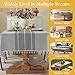 TEWENE Tablecloth, Rectangle Table Cloth Linen Wrinkle Free Anti-Fading Tablecloths Washable Dust-Proof Table Cover for Kitchen Dinning Party (Rectangle/Oblong, 55''x70'',4-6 Seats, Gray)
