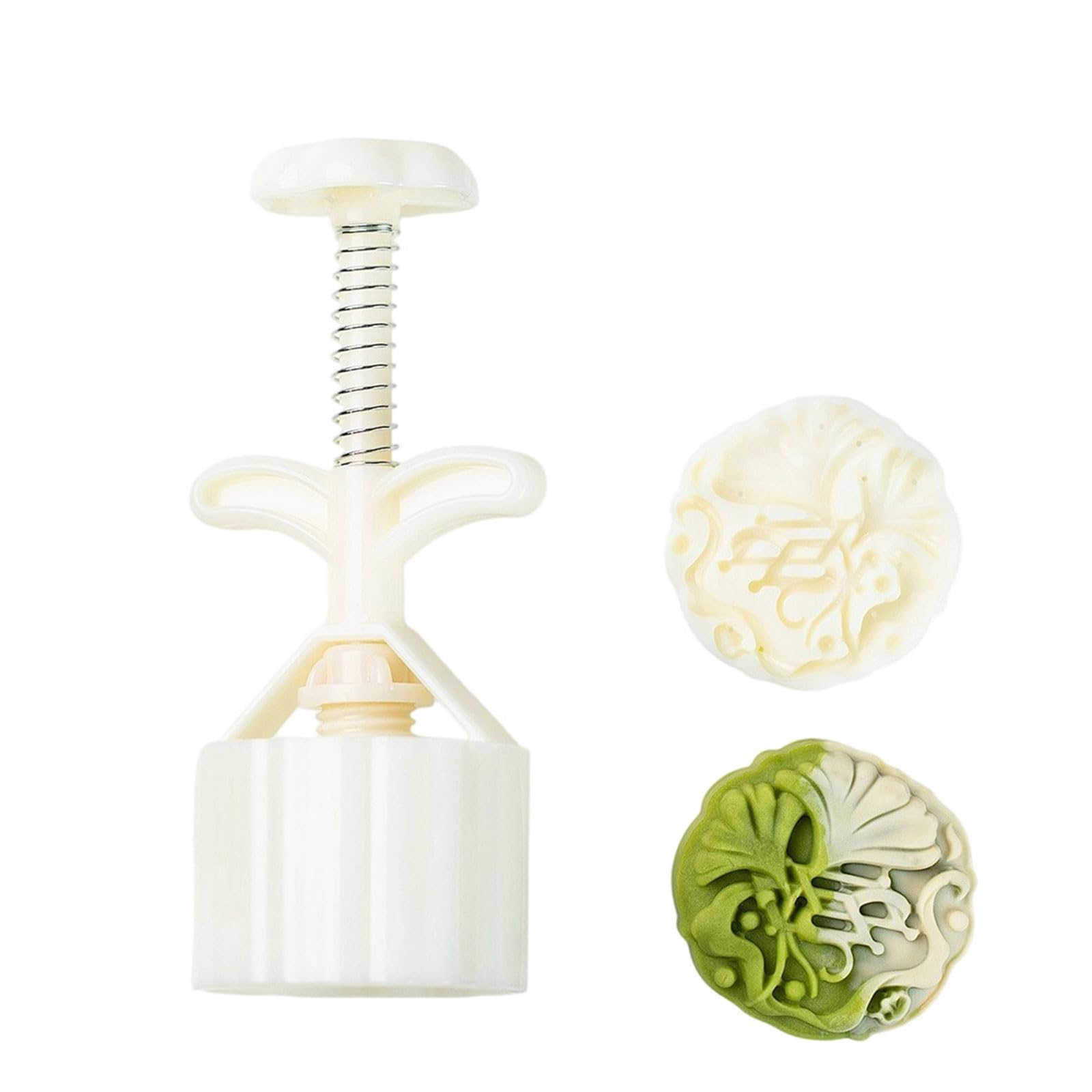 Kalttoy Easy to Use Pastries Maker 75g Cakes in Ginkgoes Shape Cake for Festival Treats Embossed Cakes Pattern