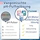 pH Kalibrierlösung Set 7.00/4.00/10.01, je 50 ml, mit Aufbewahrungslösung pH Elektrode 2 Flaschen mit je 10 ml, pH Kalibrierung Spufferlösung und pH Elektrolyt Lösung für pH Messgerät