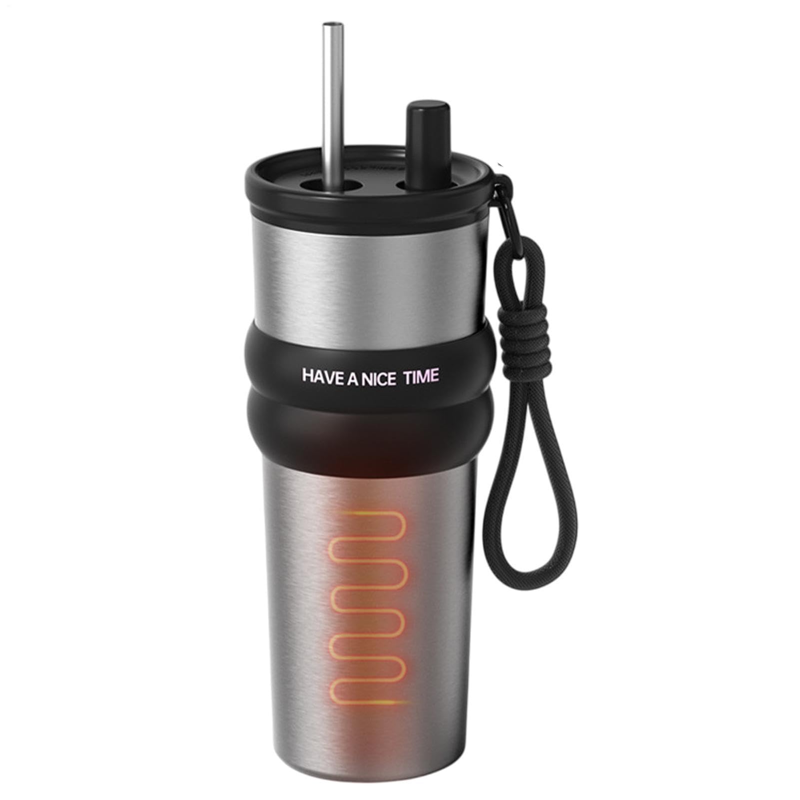 Vaso térmico impermeable de 710 ml, tazas de coche isotérmicas que mantienen tus bebidas frías