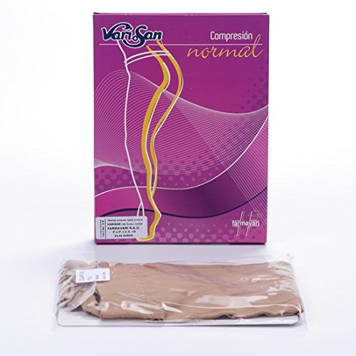 Panty Varisan 140 Compresión Normal Beige T L - Mejora la Circulación de las Piernas