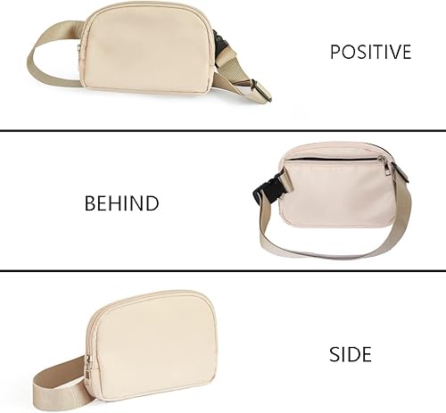 Miniatura 5 de Riñonera para mujer, bolsa de cinturón de moda con correa ajustable, pequeña bolsa de hombro para la cadera, bolsas cruzadas para viajes,