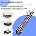 Adabuing 5.5KW 240V Titanium Hot Tub Spa Heating for Universal Heating Element Replacement for Flo-Thru, Also fit for Balboa Spa Heater Element and Spas Electric Heaters Or Swimming Pools -(10 inch)