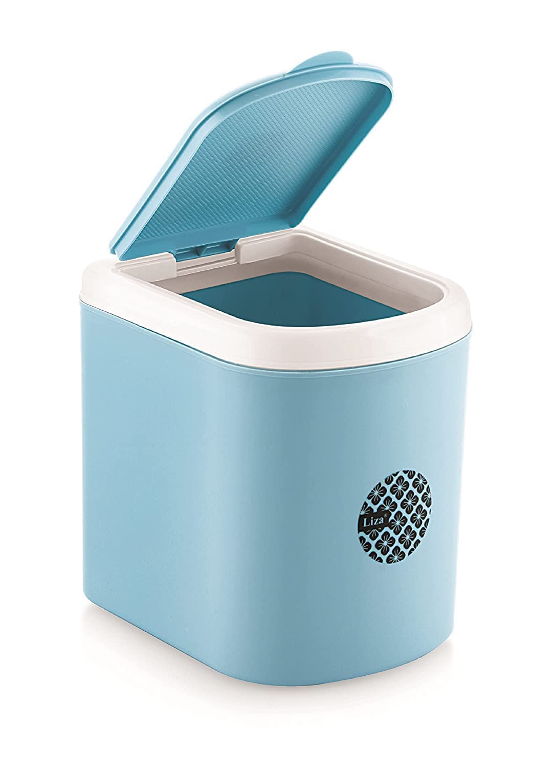 Small Portable Table Dustbin/Desk Dustbin with Attached lid and Swing Opening, Mini Trash bin Can Waster Bin for Office,Desk, kitchen, bedroom pack of 1 (mini-bin, Multicolor) (B0CMM884YF) Amazon Price History, Amazon Price Tracker