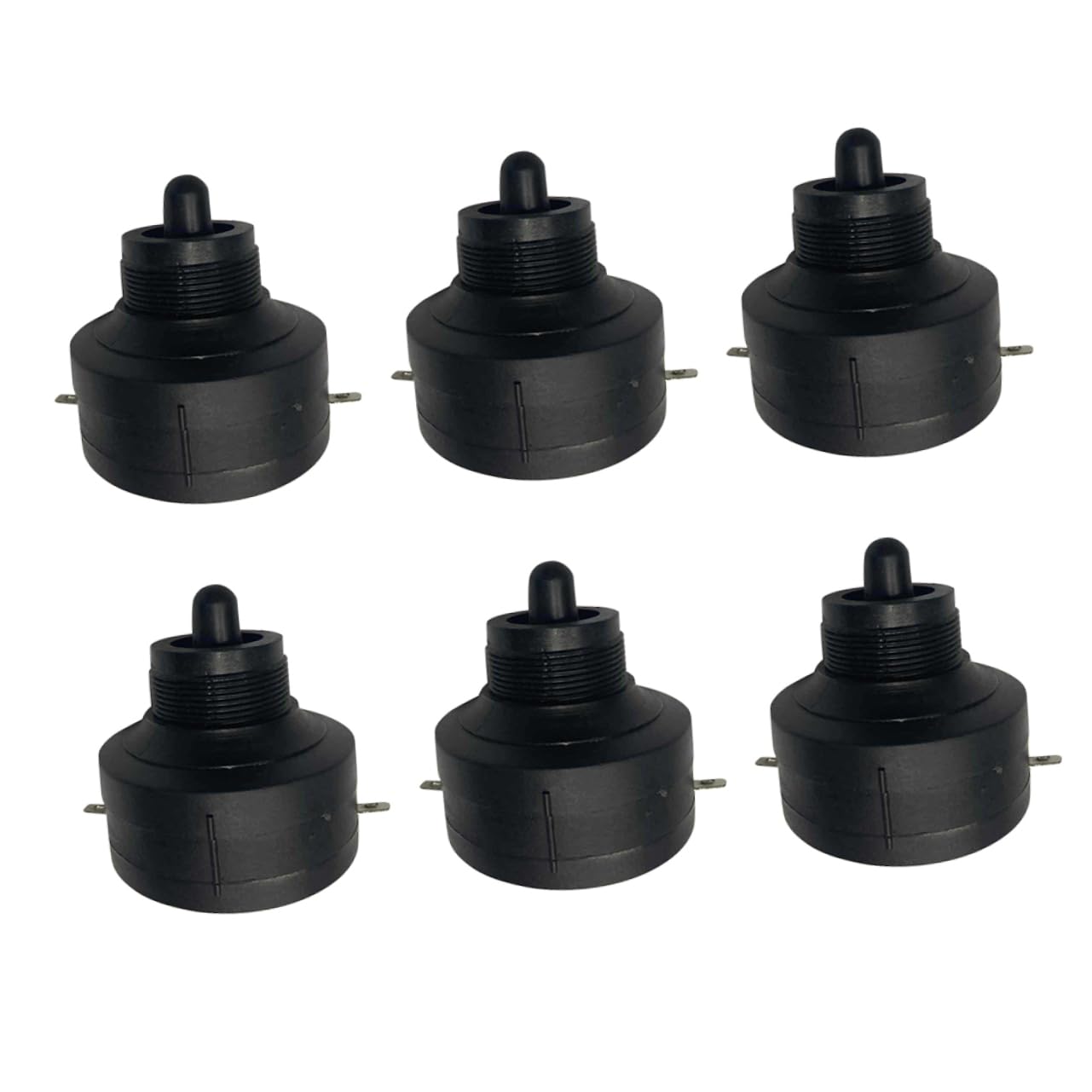 Alipis 6PCS Car Tweeter Speakers Piezoelectric Horns for Automotive Audio Systems Durable High Performance Car Supplies Easy to Install Loud Sound