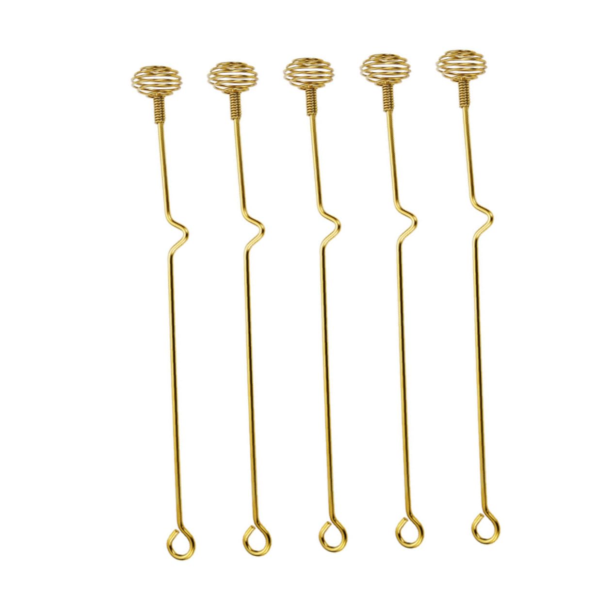 SHOWERORO Stirring Stick for Cocktails Honey 5pcs Household Stirring Sticks Multi-functional Honey Dippers