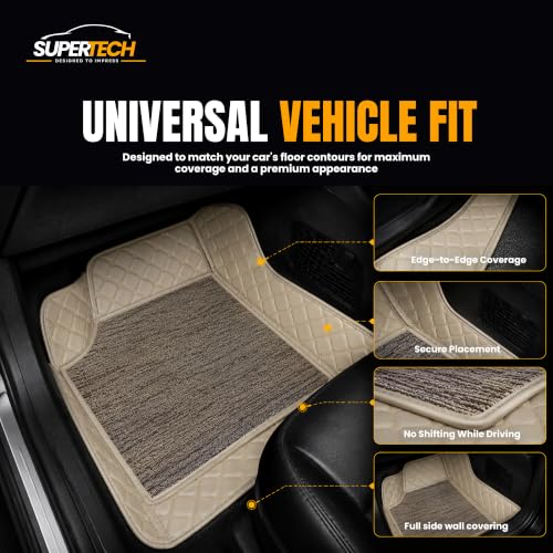Image of 7D Car Floor Mat for Maruti Zen | Beige