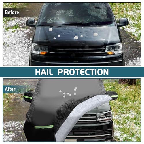 Housse de voiture VW T4 1995-2004 bâche extérieure imperméable 210D - 7