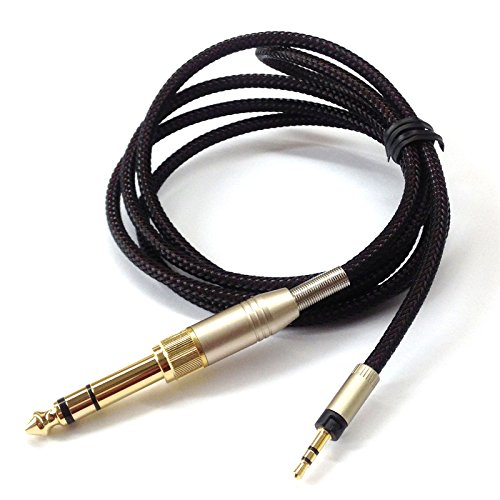Image of NewFantasia Replacement Audio Upgrade Cable Compatible with Sennheiser Momentum, Momentum 2.0, HD1 Over-Ear On-Ear Headphones 1.8meters /5.9feet