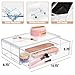 Sorbus Stackable Acrylic Drawers - 1 Clear Storage Drawers for Organizing Make up Palettes, Nail Hair Accessories, Cosmetics & Beauty Supplies - 11.75