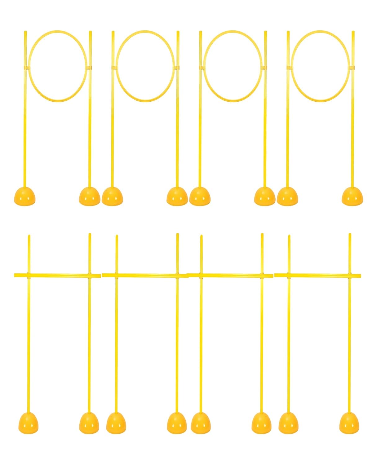 Drone tor Przeszkód Zestaw 8 Torów Przeszkód dla Dronów dla Dzieci w Wieku 5, 6, 7, 8 I 9 Lat, Sprzęt do Treningu Wyścigów Quadrocopterów dla Dzieci(Diameter 50cm(19.7in))