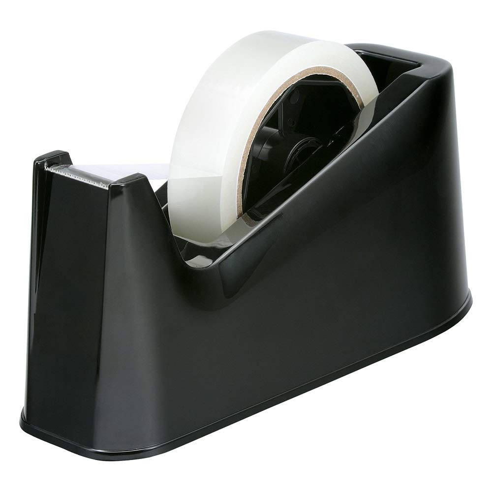 Dispenser per nastro resistente, base in gomma antiscivolo, lama affilata di alta qualità, distributore adesivo da scrivania, taglio uniforme, erogazione con una sola mano
