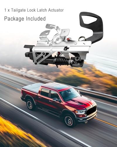 Image of 68093354AD Tailgate Lock Latch Actuator Fit for Ram 1500 2013-2020 Ram 2500 Ram 3500 2019-2024 Ram 1500 Classic 2019-2022 Replace 68093354AA 68093354AB 68093354AC