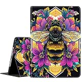 Case for Samsung Galaxy Tab A11 Plus/A9 Plus 2025/2023 5G 11 Inch, Slim Folding Stand Cover with Auto Wake/Sleep for Galaxy Tab A11+/A9+ 11 Inch, Bee Painting