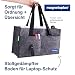 magnetoplan Desk Sharing & Hot Desking Bag, Filz Grau | BxHxT 450x250x150mm