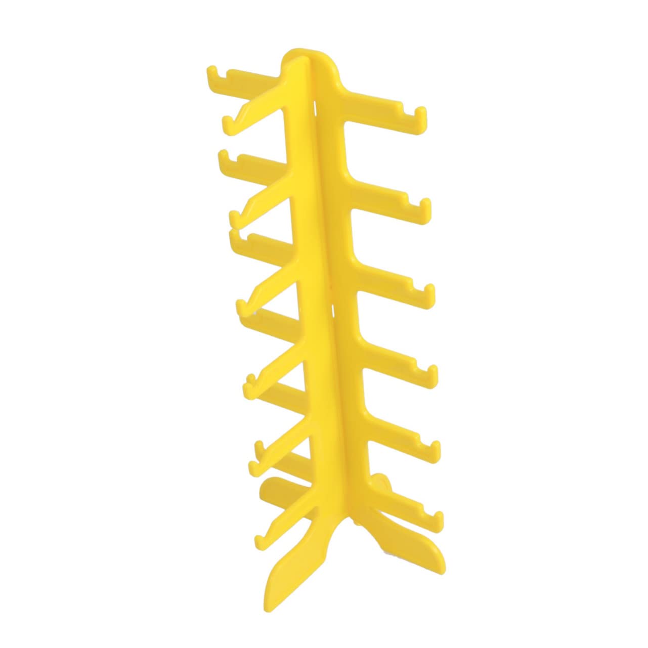 Cabilock 6-layer Plastic Eyeglass Holders Stand for Nightstand Glasses Display Rack Sunglasses Holder Organizer Storage Rack