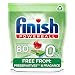 Produktbild Finish 0 % Spülmaschinen-Tabletten | Duft: Regulär | Größe: 80 Spülmaschinen-Tabs | frei von Konservierungsstoffen und Duftstoffen