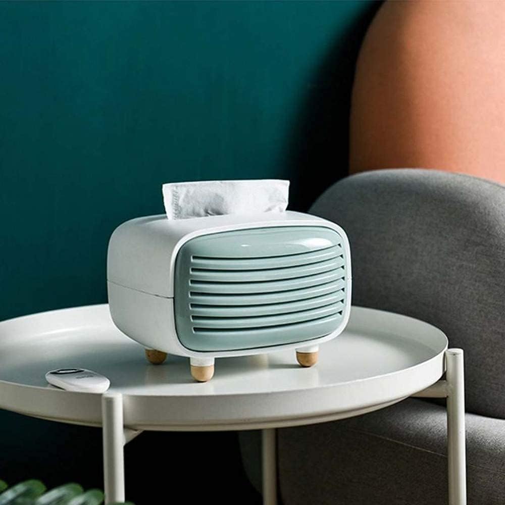 7Seas Radio Model Tissue Box Facial Tissue Box Napkin Organizer Vintage Paper Holder Paper Box Holder| Vanity Countertops face Napkin and Tissue Holder|Desktop Decoration Tissue Holder