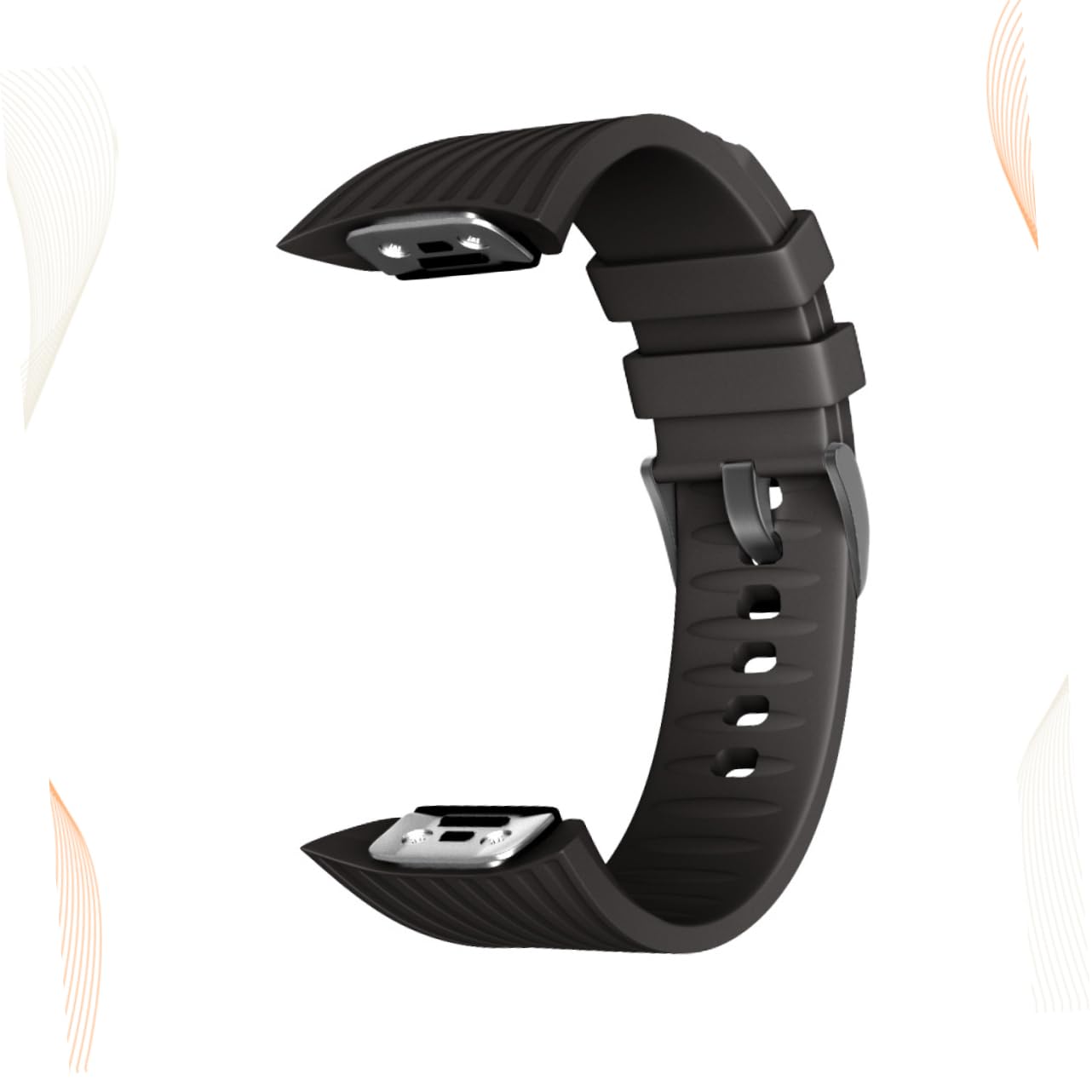 Artibetter 3pièces Bracelet Silicone Pour Montre Bandes De Remplacement Confortables Et Noir Pour Parfait Pour Sport Activités Quotidiennes