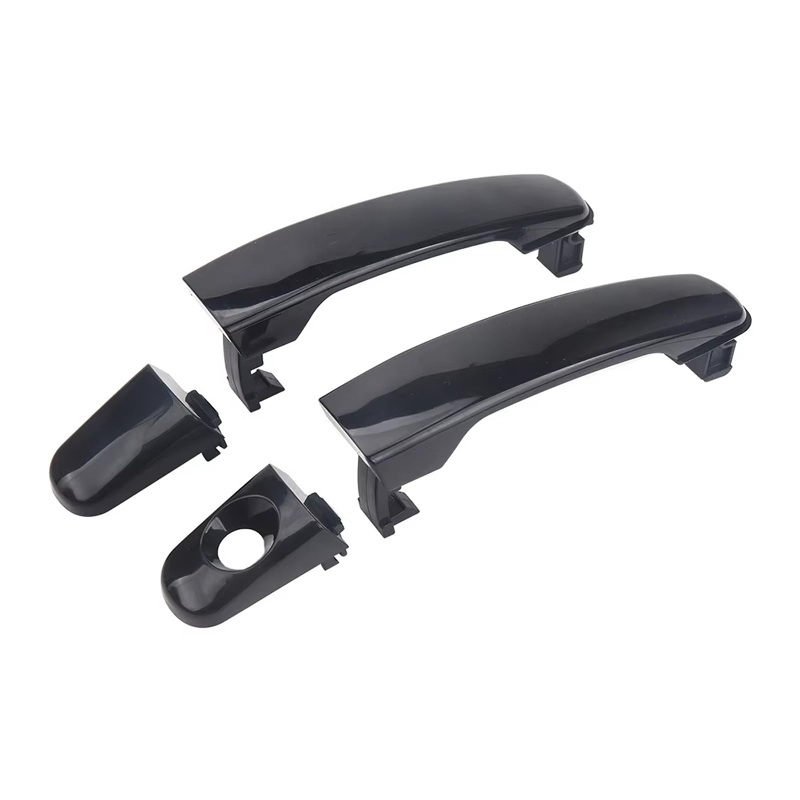 WPHLYZ Car Outside Exterior Outer Door Handle for for Equinox for Malibu for HHR 2004 2005-2011 1 Pair Exterior Door Handle Front Left Right 22672194 22729814(Chrome)