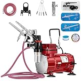 Best Air Brushes - VIVOHOME Airbrush Kit with Professional Air Compressor Review 