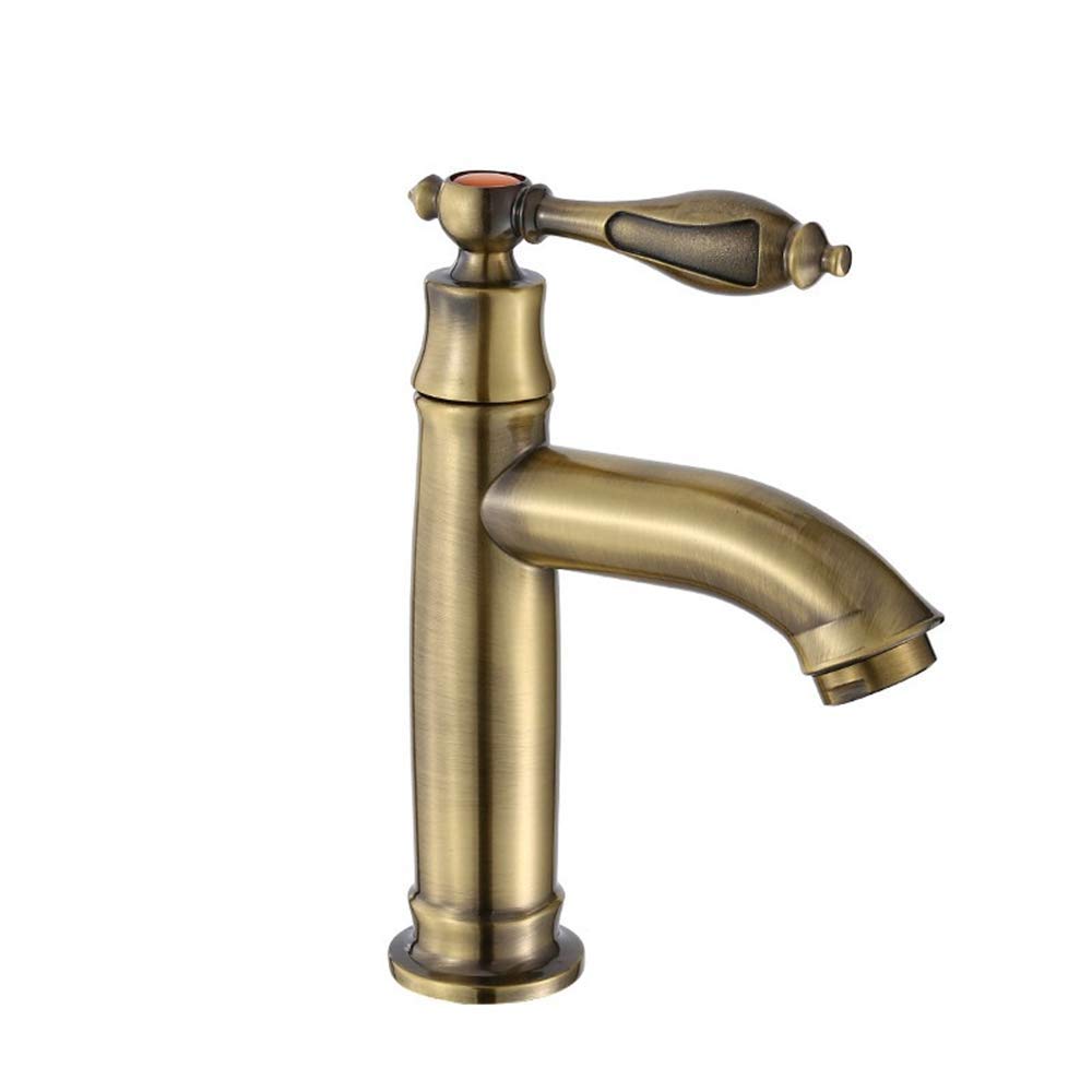 Mitigeur rétro en laiton robinet de lavabo salle de bain vintage