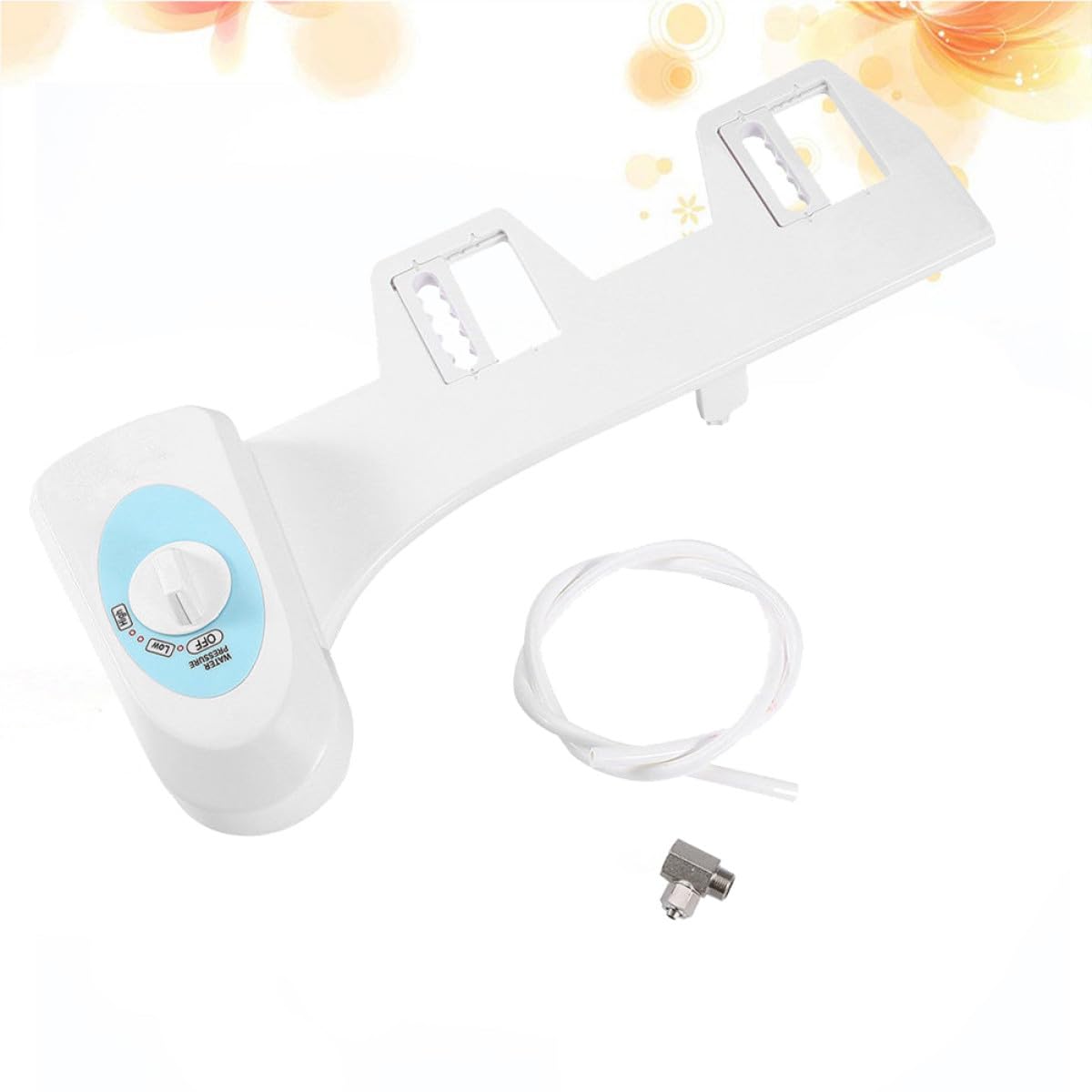 Asiento de inodoro inteligente con accesorio de bidé y limpieza mecánica pulverizador de agua fría adecuado para familias y personas mayores en el baño