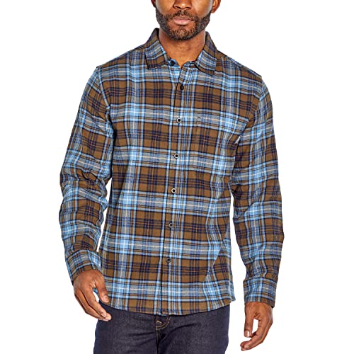 Chemise flanelle Eddie Bauer Bristol de qualité supérieure carreaux Deep Denim
