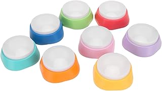 8pcs Botão de Gravação de Voz 30 Segundos Botões Graváveis para Cães para Comunicação Campainha de Treinamento para Animais de Estimação Gatos Cães Animais de Estimação