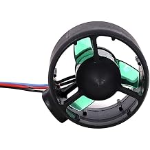 300KV Brushless Motor Underwater Thruster 12V-24V for RC Ship Boat, 304 for Stainless Steel Propeller, CW/Rotation, Black