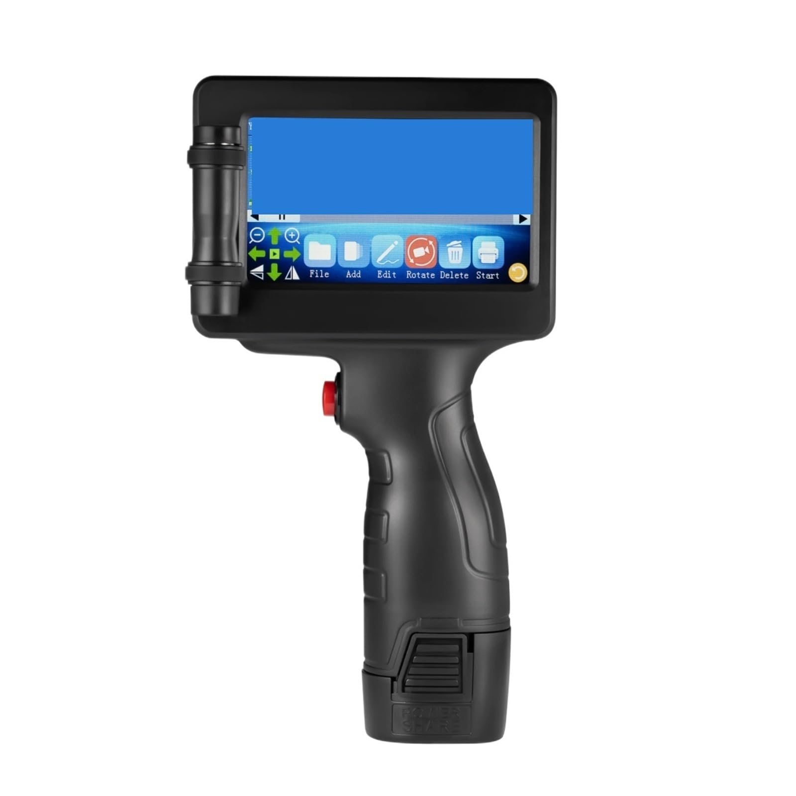 CVFRDD Hot Stamping Machine Kit 12.7mm Portable Inkjet Printer Variable QR Barcode Code Date Number Logo Expiry