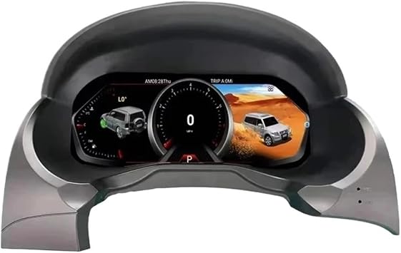 Car Digital Cluster Instrument 12.3" LCD Car Digital Dashboard Cluster Fit for Mitsubishi PAJEROJK 2008-2018 Virtual Instrument Panel Speedometer Cockpit Upgrade Dash Instrument Panel