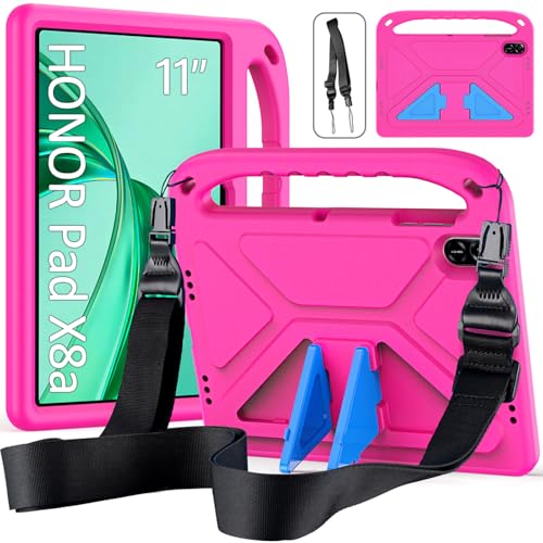 RollinCase Funda Infantil para Honor Pad X8a 11 Pulgadas 2024, Carcasa Antigolpes con Asa y Correa,...