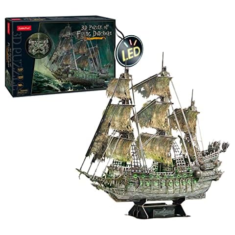 Maqueta 3D Barco Pirata Holandés Errante Cover