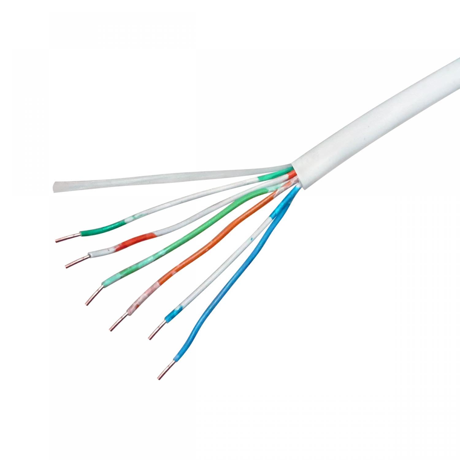 3 Pair 6 Wire Phone Telephone BT Cable Wire 6 Core ***SOLD PER MTR***