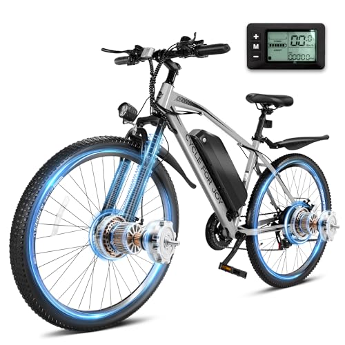 21-Speed Electric Bike for Adults, Peak 750W 26 In...