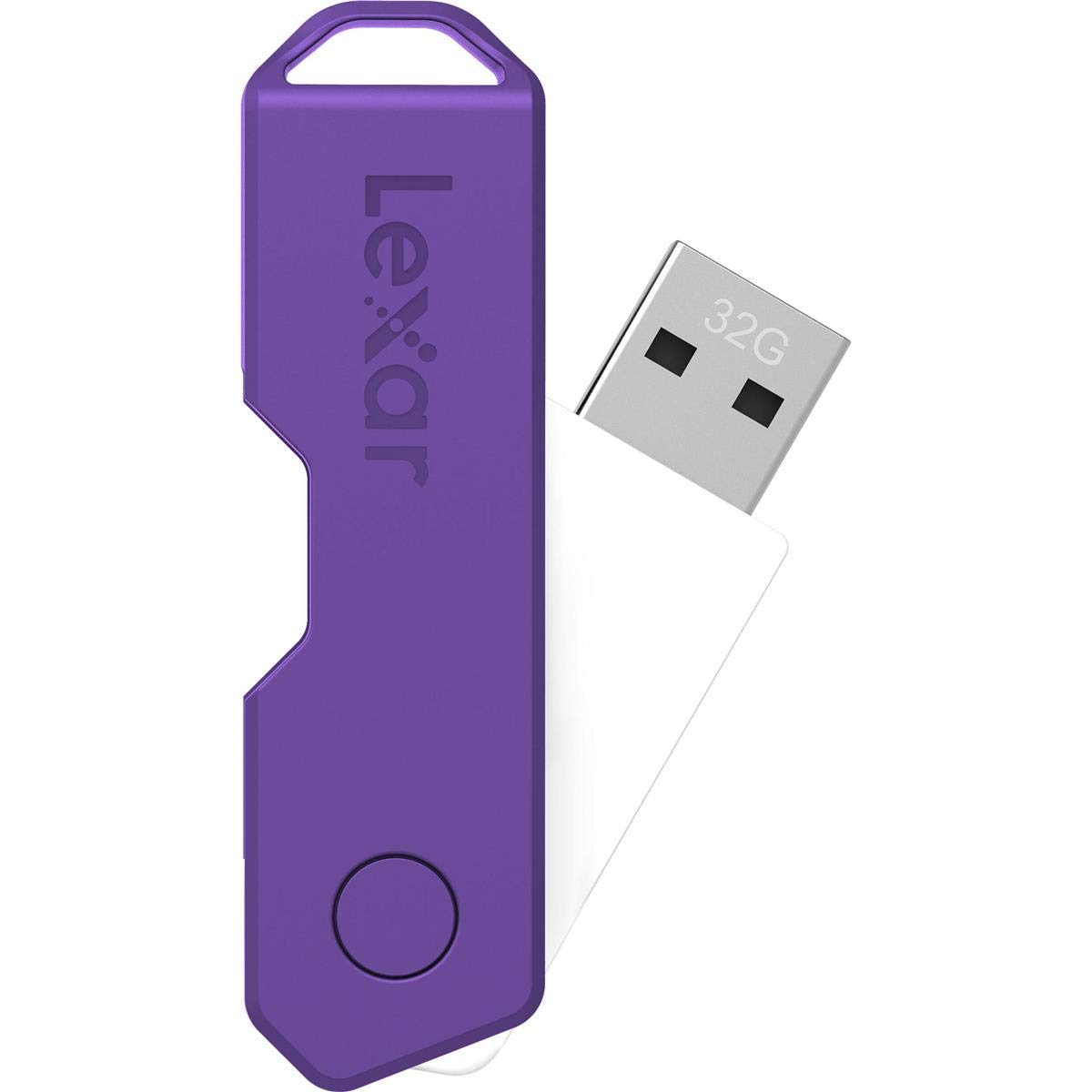Lexar JumpDrive TwistTurn2 32GB USB 2.0 Flash Drive, Purple