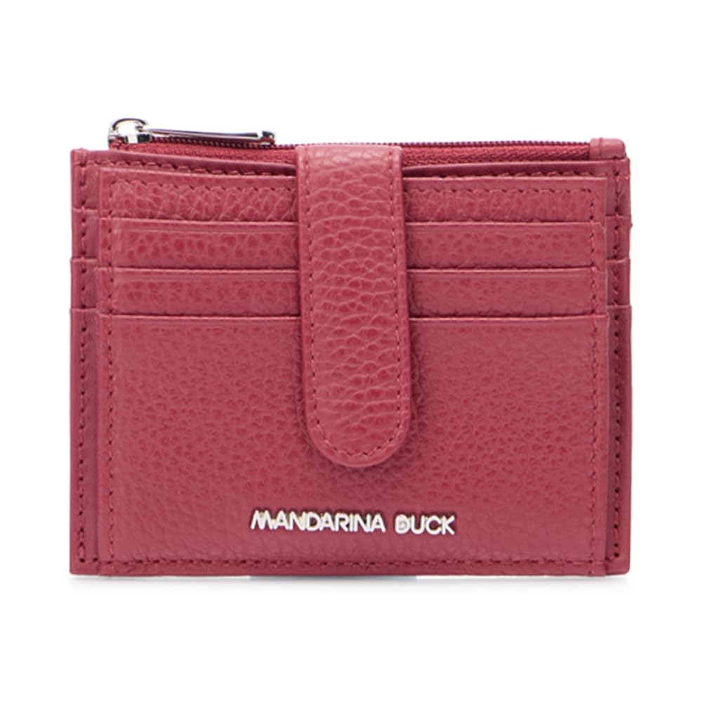 Mandarina Duck Mellow Leather Wallet, Women's Travel Accessories, One Size, Grape, One Size